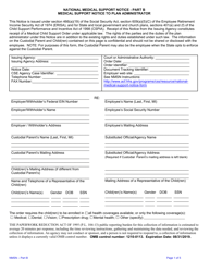 National Medical Support Notice Form, Page 6