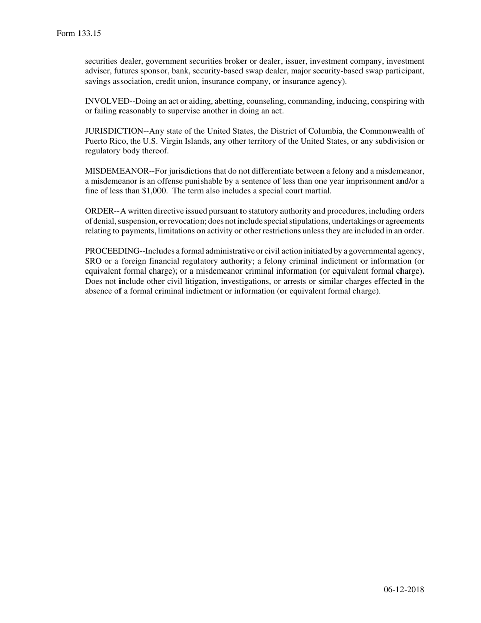 Form 133.15 Texas Crowdfunding Portal Registration - Texas, Page 12