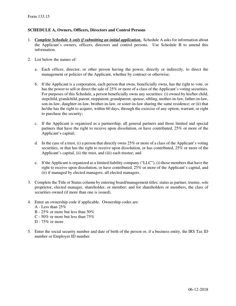 Form 133.15 Texas Crowdfunding Portal Registration - Texas, Page 6