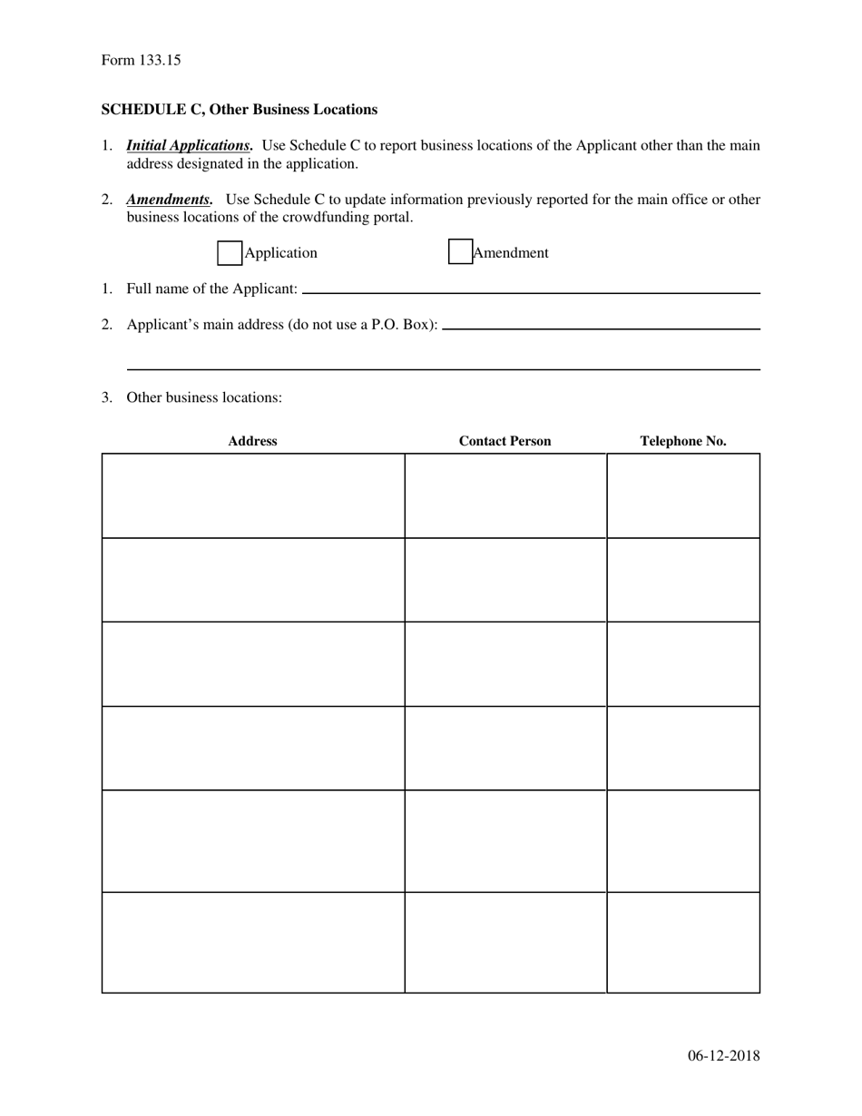 Form 133.15 Texas Crowdfunding Portal Registration - Texas, Page 9