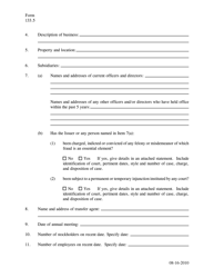 Form 133.5 Secondary Trading Exemption Notice - Texas, Page 2
