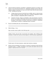 Form 133.5 Secondary Trading Exemption Notice - Texas, Page 3