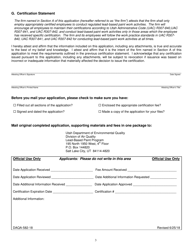 Form DAQA-582-18 Lead-Based Paint Certification Application for Firms - Utah, Page 3