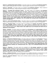 Form DAQA-581-18 Lead-Based Paint Certification Application for Individuals - Utah, Page 7