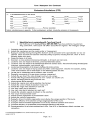 Form 5 Adsorption Unit - Utah, Page 2