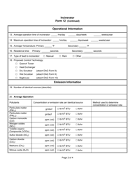 Form 12 Incinerators - Utah, Page 2