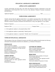 Utah Ust Installer Application Form - Utah, Page 2