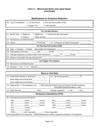 Form 19 Natural Gas Boilers and Liquid Heaters - Utah, Page 2