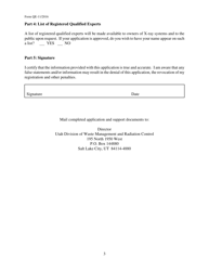 Form QE Qualified Expert Registration Application Form - Utah, Page 3