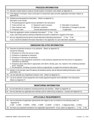 Operating Permit Application Form - Utah, Page 2