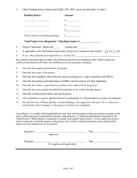 Non Point Source Financial Assistance Application - Utah, Page 2