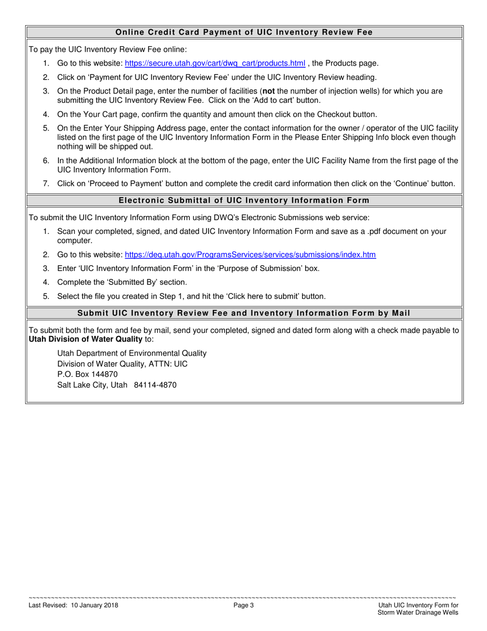 Storm Water Drainage Wells - Utah, Page 3