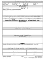 Utah Underground Injection Control Inventory Information Form for Veterinary, Kennel and Pet Grooming Subsurface Wastewater Disposal Systems - Utah, Page 2