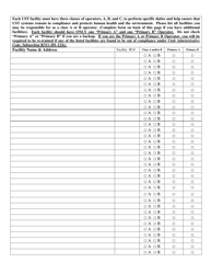 Ust Operator Training Registration Application Form - Utah, Page 2