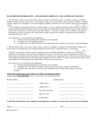 Business Enitity License Reinstatement Application Form - Utah, Page 2