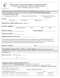Application to Challenge Criminal History Records - Utah, Page 2