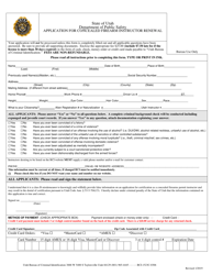 Application for Concealed Firearm Instructor Renewal - Utah, Page 2