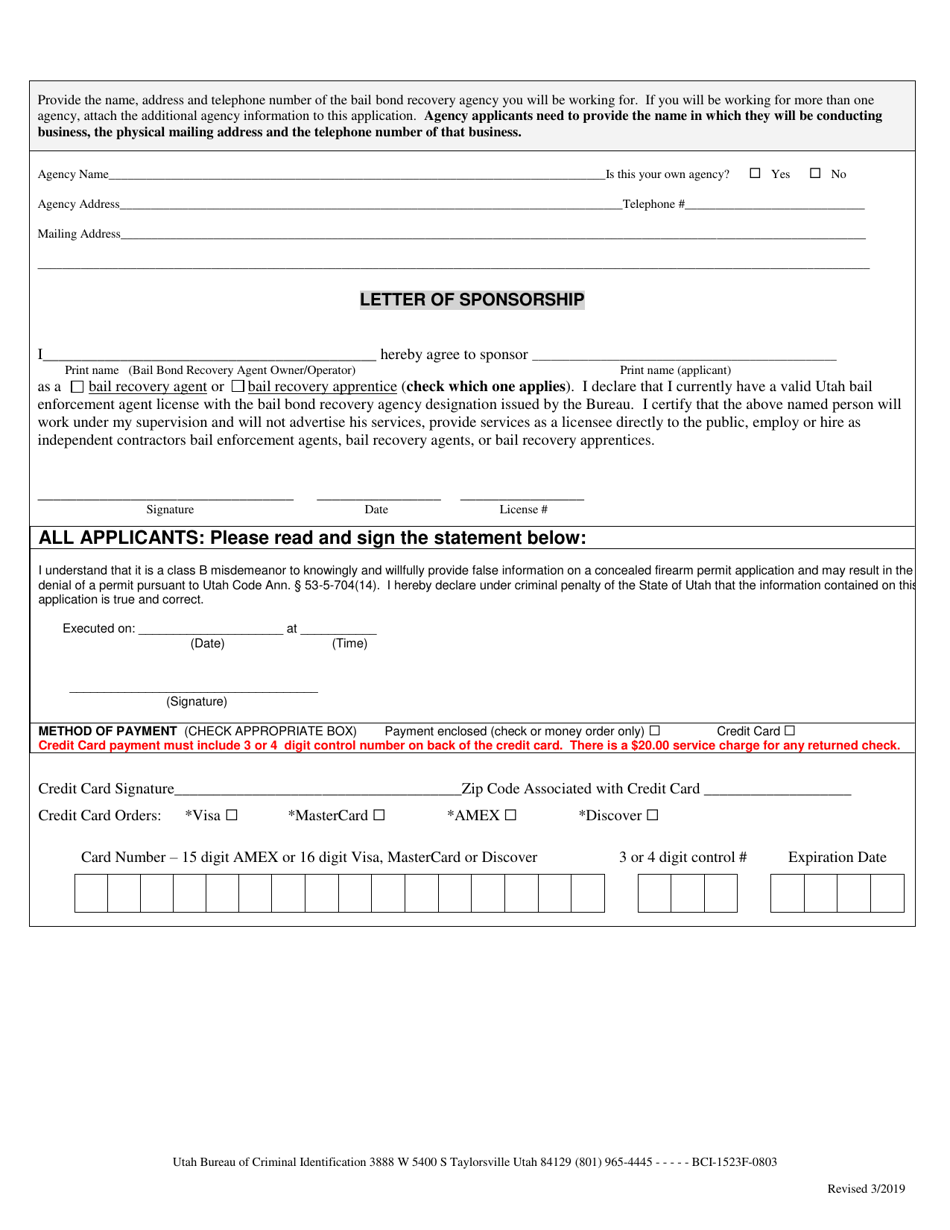 Renewal Application for Bail Bond Recovery License - Utah, Page 4