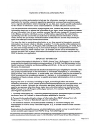 Authorization for Disclosure of Medical Information to the Group Term Life Program - Utah, Page 2