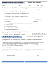 Application for Child Care Financial Assistance - Vermont, Page 6