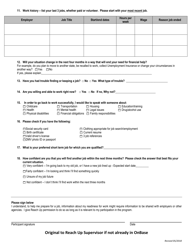 Form 604 Reach up/Reach First Enrollment Questionnaire - Vermont, Page 2