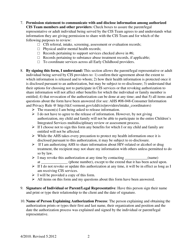 Instructions for Form CIS-03 Authorization Form for Referral and Initial Intake - Vermont, Page 2