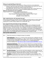 Instructions for Vt Hazardous Waste Handler Site Id Form - Vermont, Page 2
