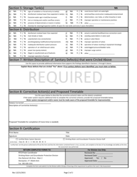 Level 1 Site Assessment Form - Vermont, Page 2