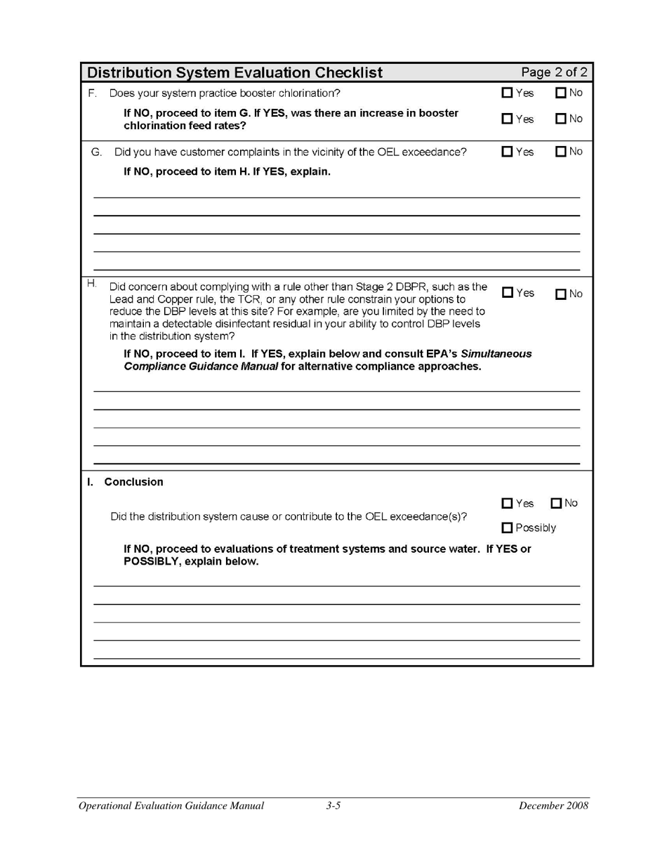 Disinfection Byproducts Operational Evaluation Report - Vermont, Page 9