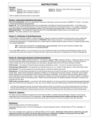Form AAF-B5-003 Subrecipient Annual Report - Vermont, Page 2