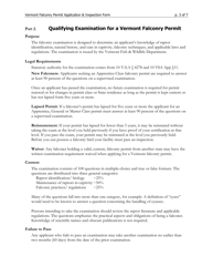 Application for Falconry Permit - Vermont, Page 3