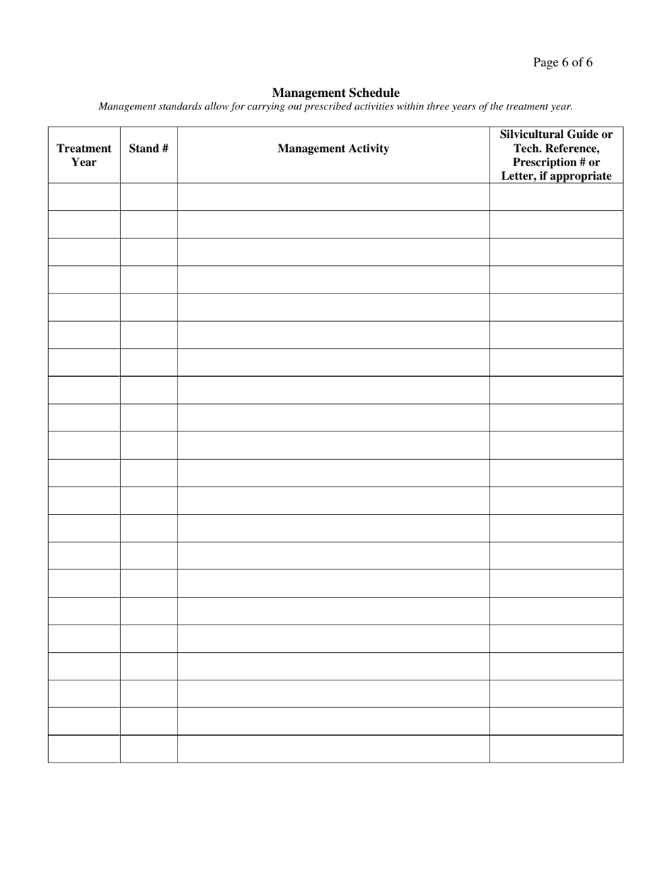 Vermont Forest Management Plan Fill Out, Sign Online and Download PDF