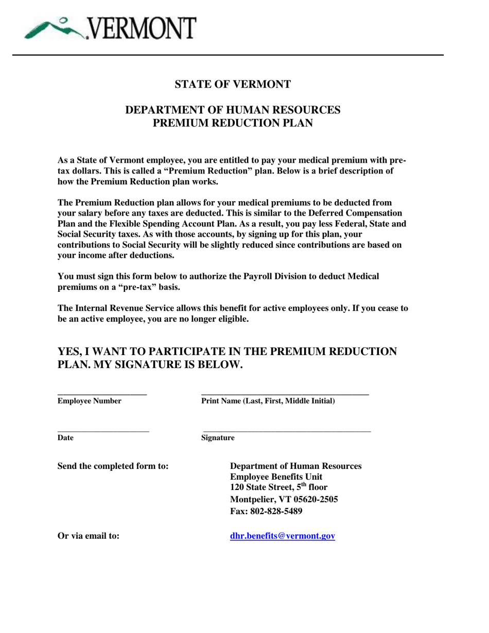 Application for Health and Dental Coverage for a Domestic Partner and the Dependent Children of a Domestic Partner - Vermont, Page 9