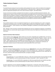 Tuition Assistance Application Form - Vermont, Page 2