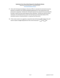 Submission Form Class Action Request for Classification Review - Vermont, Page 3