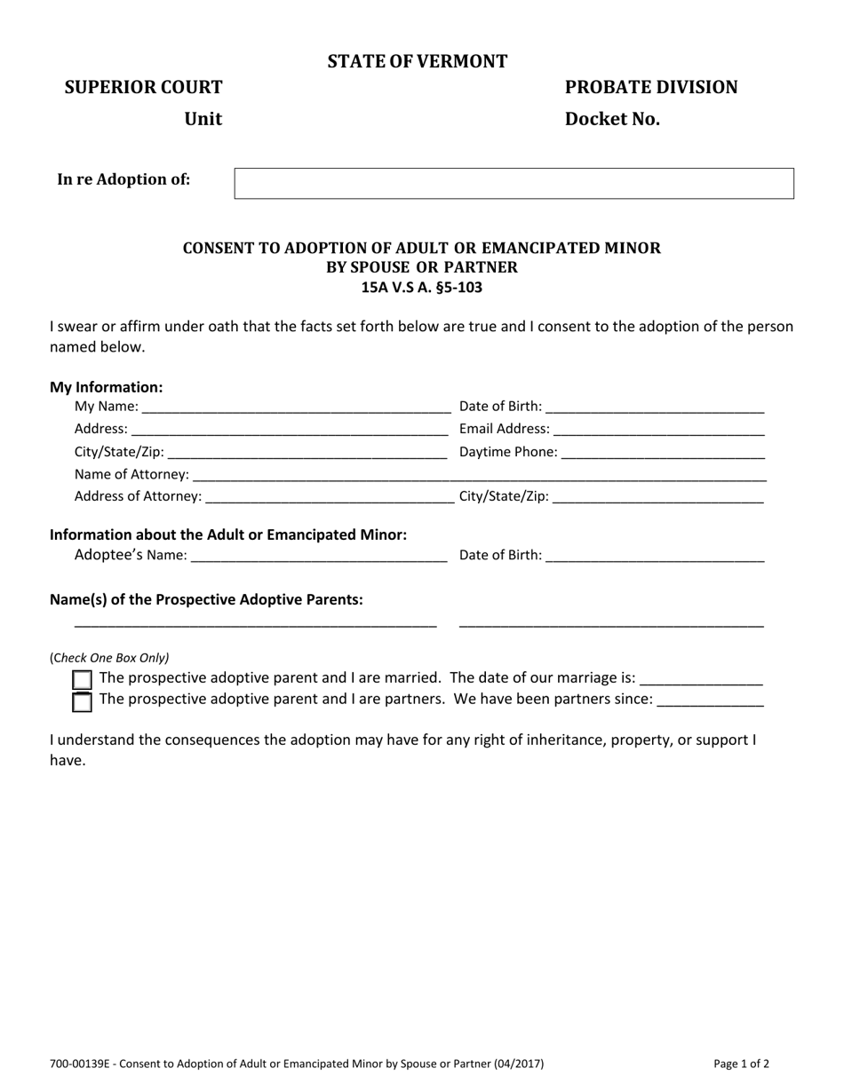 Form 700-00139E - Fill Out, Sign Online and Download Fillable PDF ...