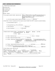 Form VPSD F7100.1 Incident Report - Gas Distribution System - Vermont, Page 4