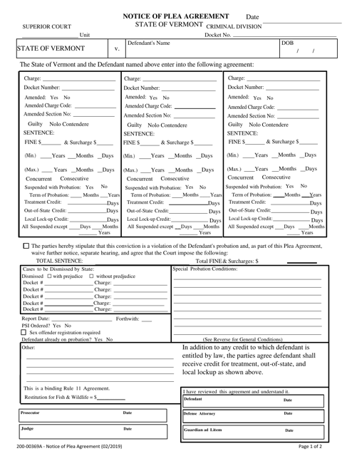 Form 200-00369A  Printable Pdf