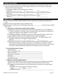 Form 400-00802 Child Support Order - Vermont, Page 2