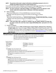 Form 400-00802 Child Support Order - Vermont, Page 4