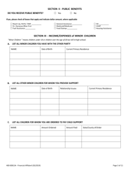 Form 400-00813A Financial Affidavit - Vermont, Page 3