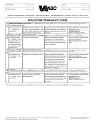 Form 805-4 Application for Banquet License - Virginia, Page 4