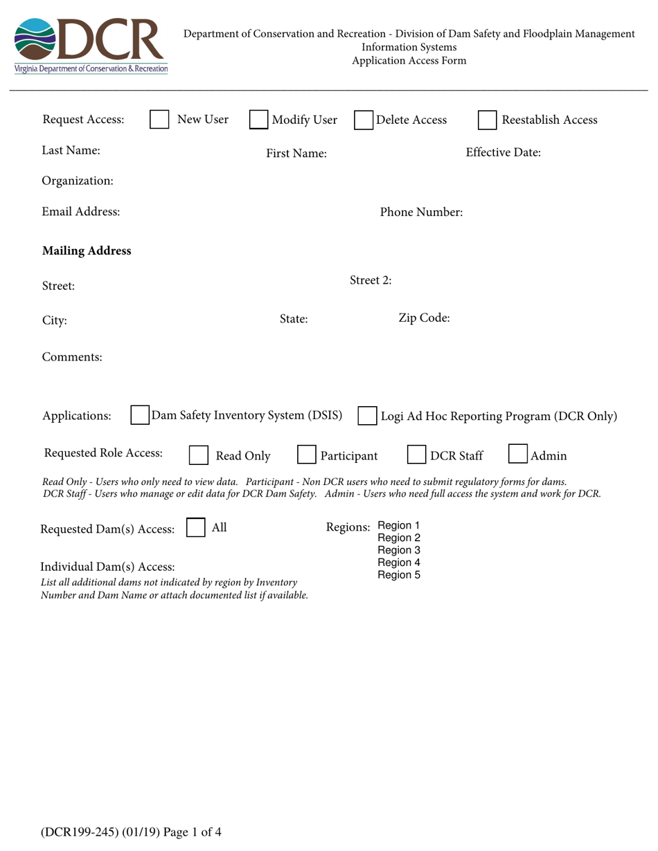Dcr Forms.pdf Form DCR199-245 - Fill Out, Sign Online and Download Fillable PDF ...