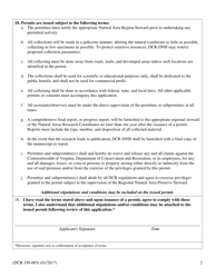 Form DCR199-003 Natural Area Preserve Research and Collecting Permit Application - Virginia, Page 2