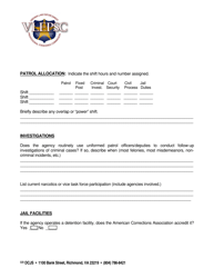 Agency Profile Form - Virginia, Page 4