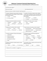 Document preview: Naloxone Treatment Quarterly Reporting Form - Virginia