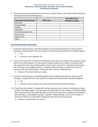 Residential Substance Abuse Treatment (Rsat) Grant Program Performance Measures - Virginia, Page 3