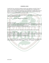 Falconry Permit Application Form - Virginia, Page 3