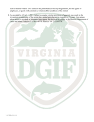 Application for Haul Seine Permit to Take Nongame Fish for Sale - Virginia, Page 3