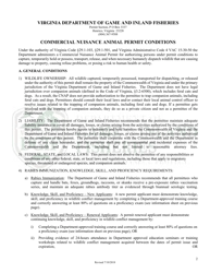 Commercial Nuisance Animal Permit - Virginia, Page 2